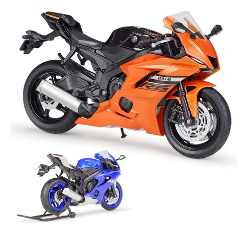 Welly 2020 Yamaha Yzf R6 Miniatura Metal Moto Carreras 1/12