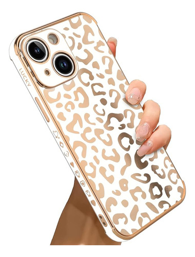 Funda Compatible Con iPhone 14 Plus Con Revestimiento De Leo