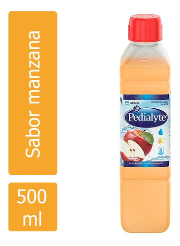 Pedialyte Sabor Manzana Frasco Con 500 Ml