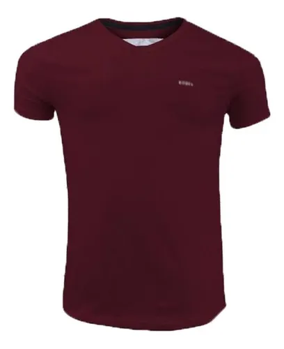 Camiseta vinotinto hombre sale