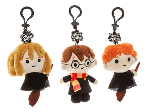 P.m.i. Llavero De Peluche De Harry Potter - 3 Piezas En Una.