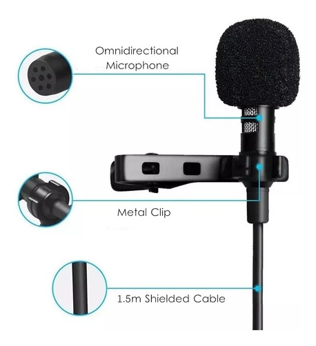 Microfono Con Cable Para Grabar Transmitir Tiktok Youtube