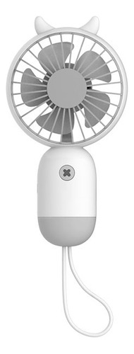 Ventilador Portátil F Cute, Diseño De Cordón, Carga Usb