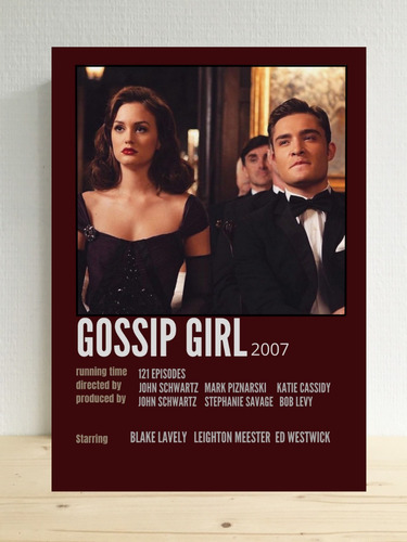 Gossip Girl Cuadro Chuck Blair Ficha Tecnica Personali 20x30