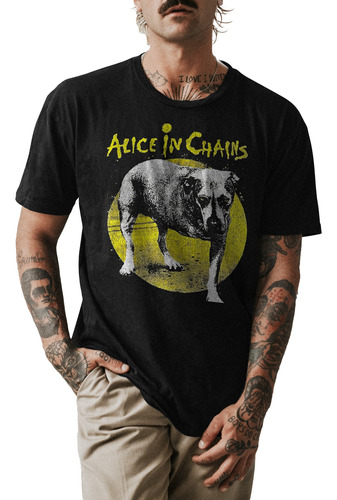 Polo Personalizado Motivo Alice In Chains Banda 0002