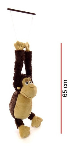 Imagen 2 de 3 de Peluche Animal Interactivo Mono Silbador Con Sonido 35 Cm.