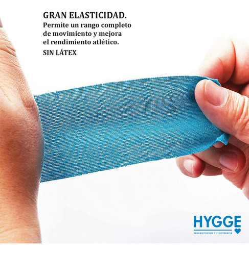Imagen 6 de 10 de Cinta Tapping Vendaje Neuromuscular Kinesiología 5cm X 5mts