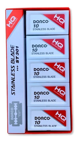 Hojillas Dorco Hq Rojas Para Navaja 100 Filos