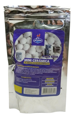 Cerâmica Lester Para Filtragem De Aquário - 150g