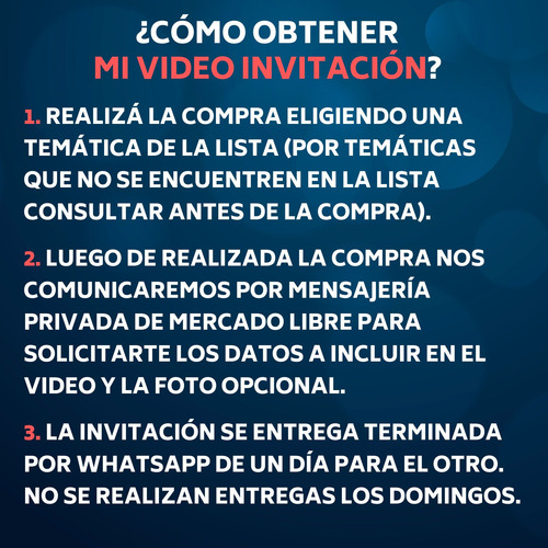 Video Invitación Animada - Cientos De Modelos - - Elegir Modelo De La Lista-