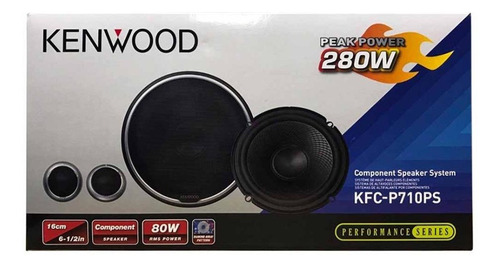 Componente 6 1/2 Kenwood 280 Watts 80 Rms Kfc-p710ps