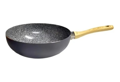 Wok Antiadherente Cerámica Hudson 28cm Color Cuerpo Aluminio