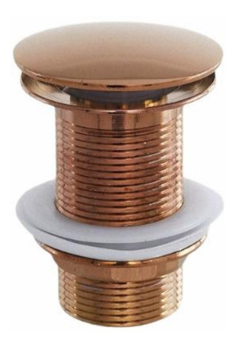 Valvula Para Cuba / Tanque Click Up Metal Rose Gold 1 1/4