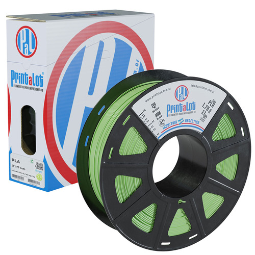 Filamento 3D PLA Printalot de 1.75mm e 1kg verde-maçã