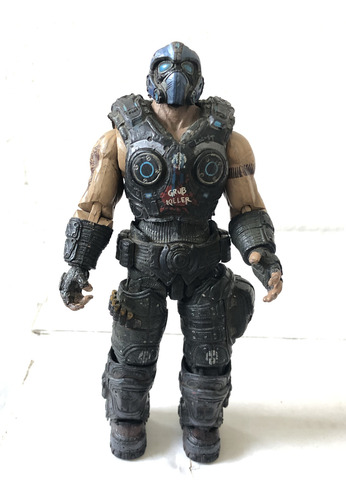 Figura Gears Of War 3 Clayton Carmine Neca (detalle) (Usado)