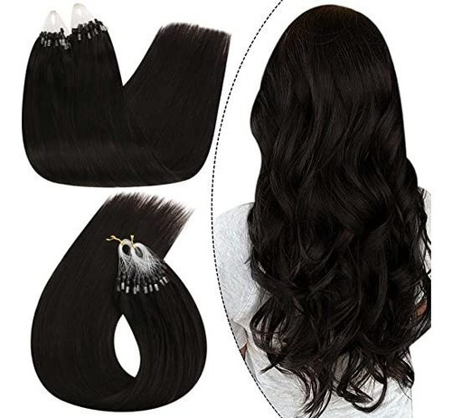 Ugeat Micro Loop Extensiones De Pelo 24 Pulgadas Ytwda