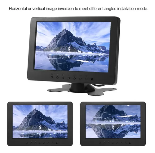 Monitor Dvd Plug Eu Vcd Pulgadas. Tft S701 Audio Pc Security