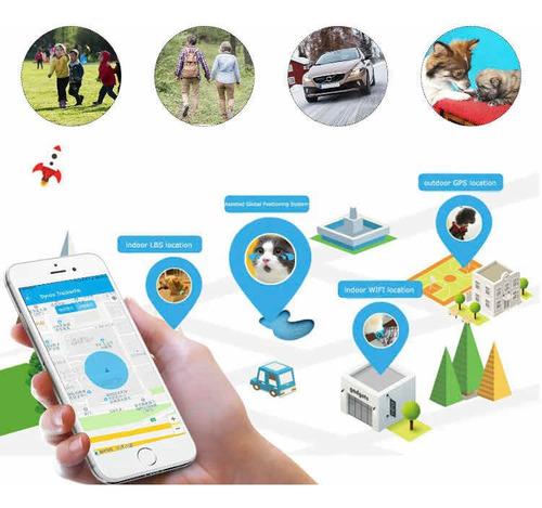 Imagen 2 de 3 de Mini Gps Tracker Bluetooth Localizador Carro Moto Llavero