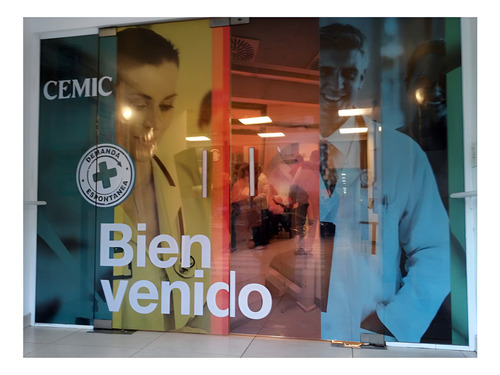 Vinilo Microperforado Autoadhesivo Impreso