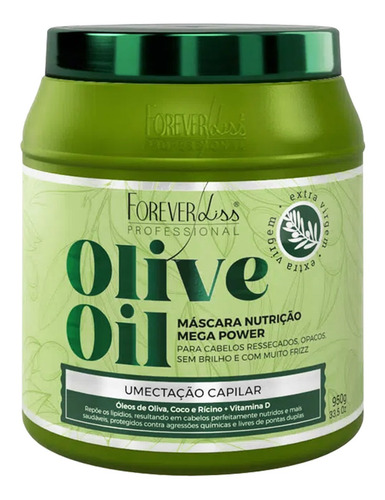 Cronograma Forever Liss Mascara De Bamboo Olive Oil Mandioca