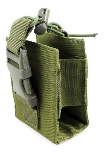 Bolsa de radio táctica modular - Airsoft Military Police, color verde