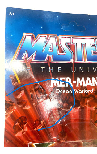 Mer-man- Fan Favorite - Unpunched - Detalle Carton Us (Usado)