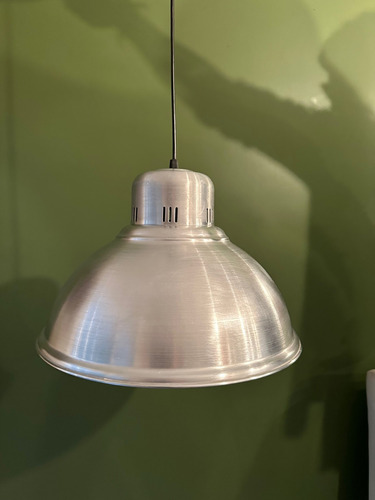 Lámpara Galponera Aluminio 38 Cm Interior Esmaltado
