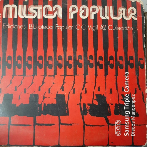 Vinilo Mistica Popular Col3 Biblioteca Constancio Vigil F1