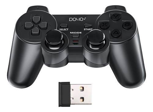 Wireless Pc Gaming Controller, Dual-vibration Steam Joystick