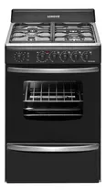 Comprar Cocina Longvie Eurodesign 19501g Multigas 4 Hornallas  Grafito 220v Puerta  Con Visor 74l