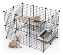 Comprar Corral Jaula Cobayos Conejos Gatos Desarmable Mediano X 2 