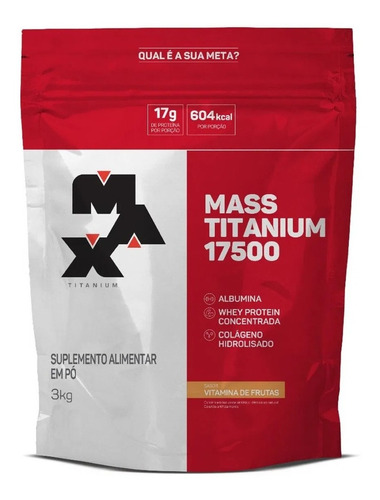 Hipercalórico Mass Titanium 17500 1,4kg - Max Titanium