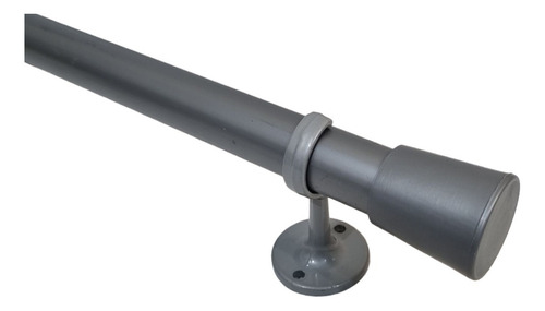 3 Kits Barral Cortina Innova Gris 21mm X 2,0mts - 2 Tramos