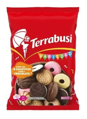 Galletitas Variedad Terrabusi 390 Gramos Pack 10 Unid