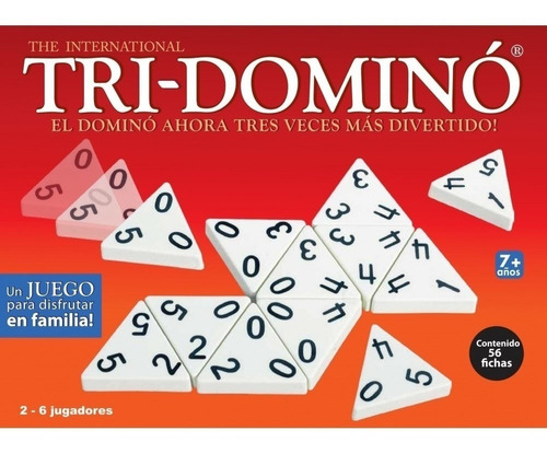 Tri-dominó Tridominó Juego De Mesa Original Entrega Inmediat
