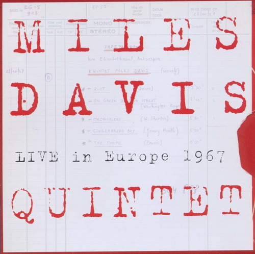 Cd Miles Davis Quintet Europe 1967 Best Bootleg Series Vol1