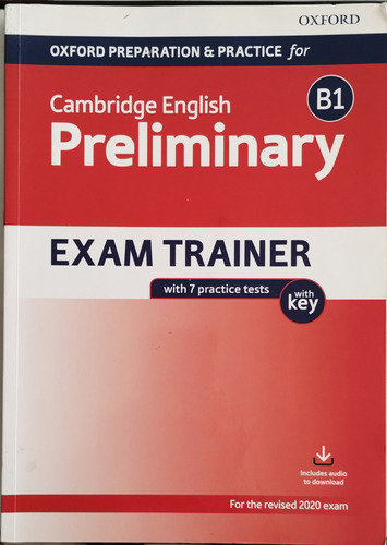  Preliminary B1 - Exam Trainer With Key - Cambridge English