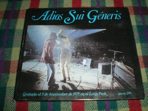 Sui Generis / Adios Sui Generis Cd Simil Vinilo Bonus (3/1 