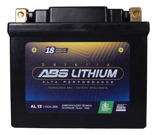 Abs Lithium - Al 13 13ah Ytx12-bs Mbtx12uhd Xtz12-bs Ma12-e