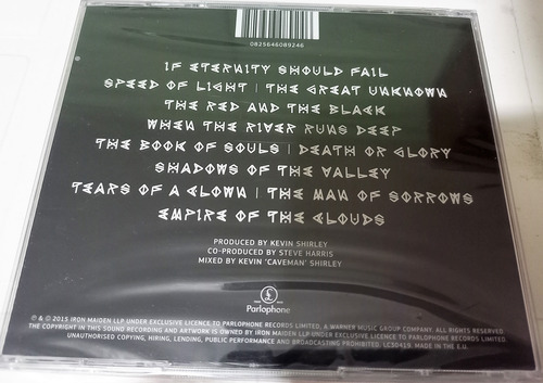 Iron Maiden - Book Of Souls Cd 1er Ed Europea Judas Priest 1er Ed. Europea (Usado)