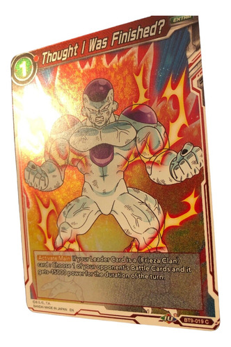 Super Dragon Ball Thought I Was Finished Frieza Holo Bt9