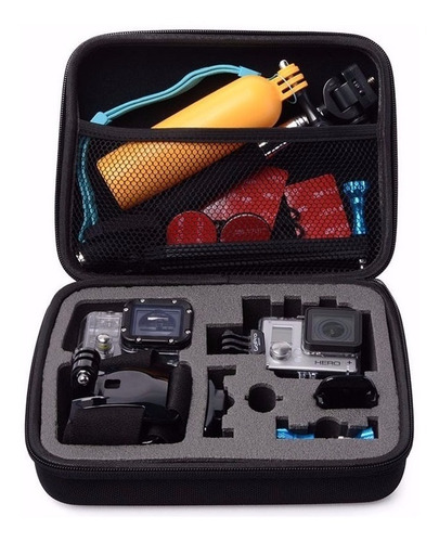 Conjunto Com Acessórios Gopro Hero Kit Go Pro 4 5 6 7 Black