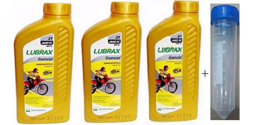 Kit Óleo Lubrax Essencial 2 T Semi Sintetico 500ml + Dosador