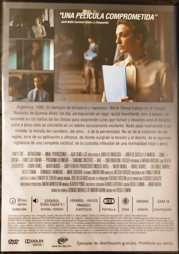 La Mirada Invisible- Dvd Nuevo Original - Diego Lerman