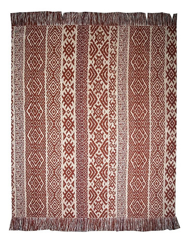 Manta Decorativa De Chenille 1,30 X 1,40 M Modelo Ceuta