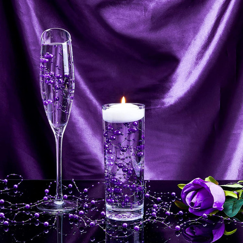 Guirnalda De Perlas Artificiales Para Velas Flotantes, Cuent