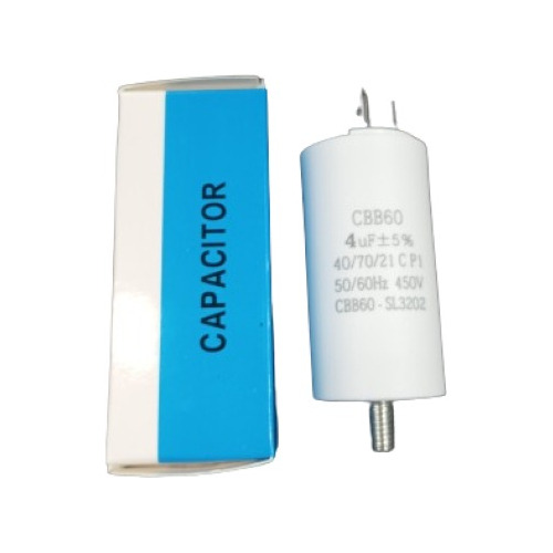 Condensador (capacitor) 4 Uf - 450 Vac - 50/60 Hz