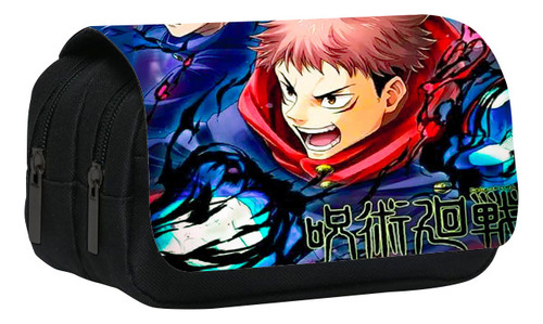 Novo Estojo De Lápis De Camada Dupla Jujutsu Kaisen Da Moda