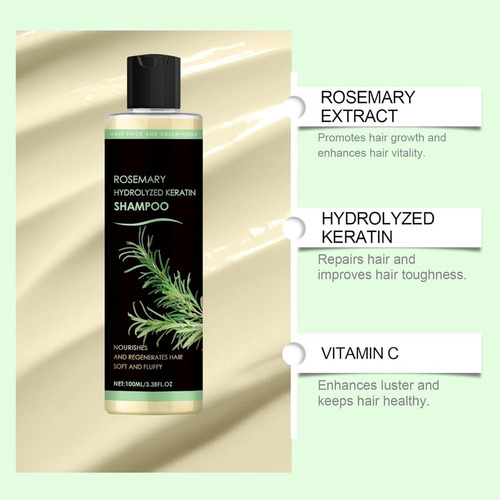 Romero Hidrolisado Shampoo De Queratina, Shampoo Keratí