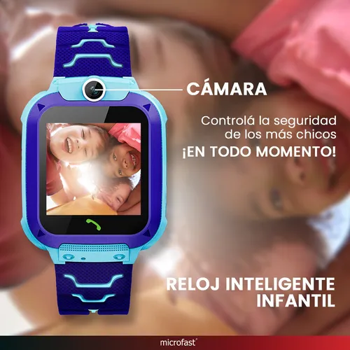 Reloj Inteligente Niños Infantil Cámara Gps Chip S.o.s Usb